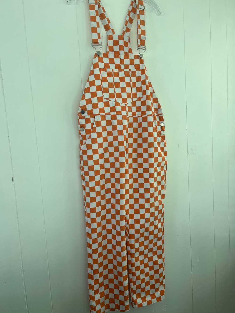 Tennessee VOLS Orange White
Checkerboard Overalls Size Small - Picture 12 of 15